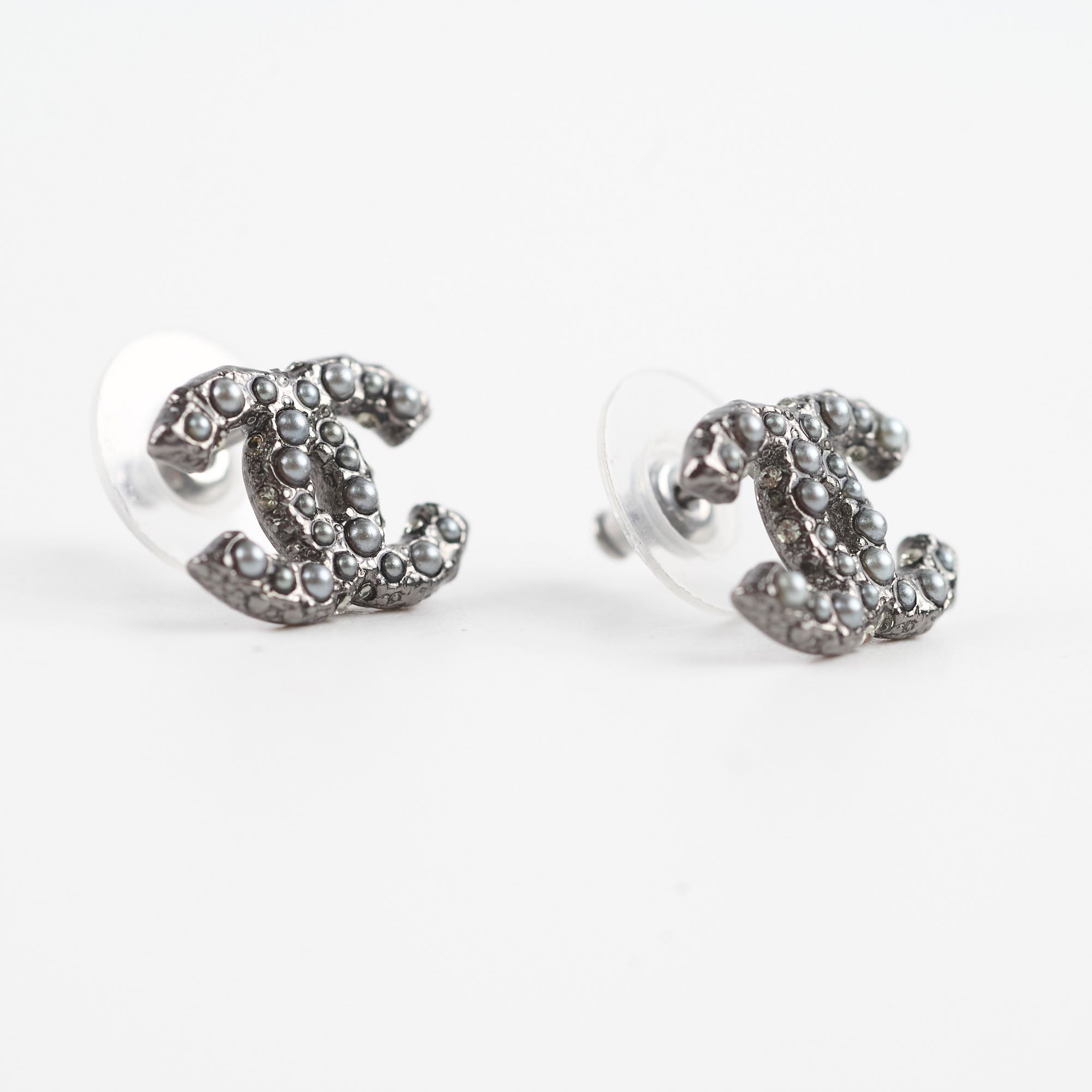 Chanel CC Logo Stud Earrings for Women - Luxury Fashion Jewelry for Parties, Weddings & Special Occasions