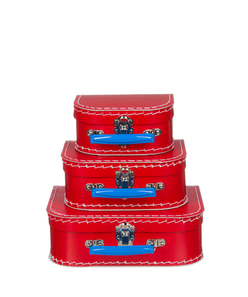 Red with Blue Handle