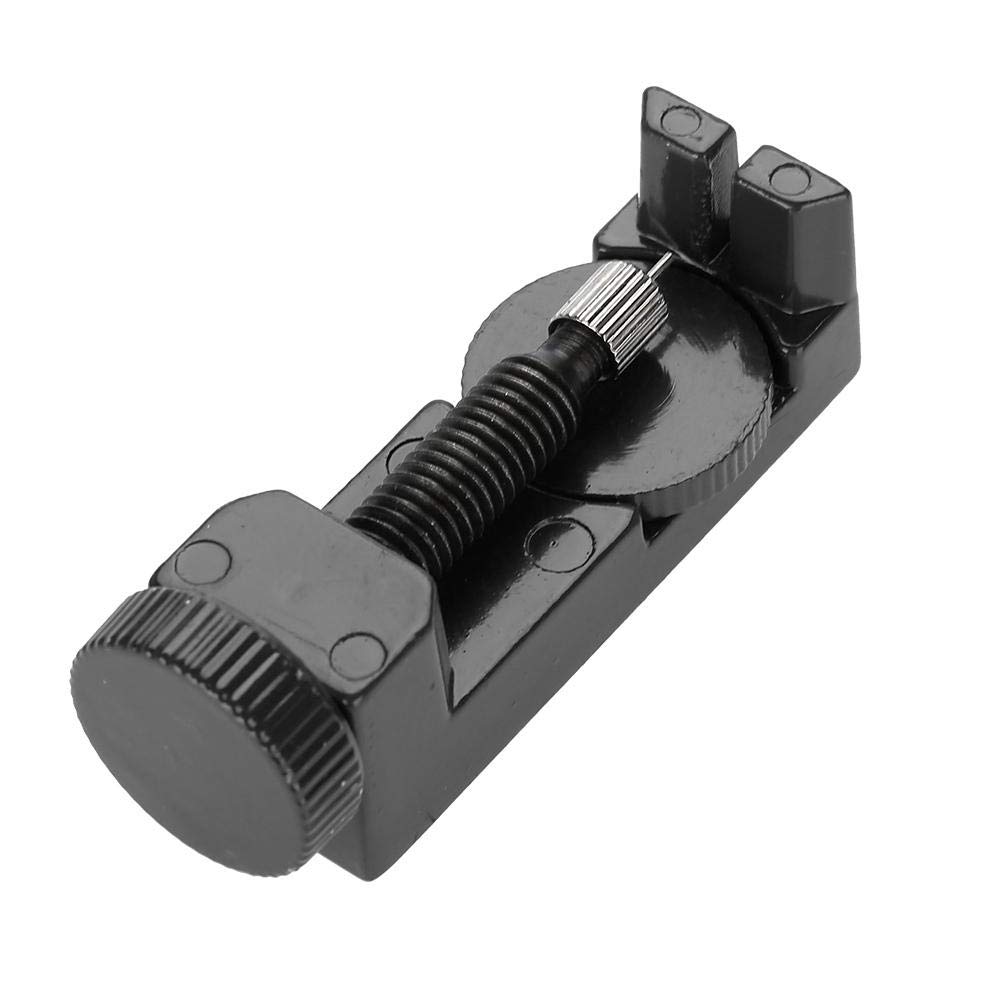 Professional Watch Band Link Pin Remover & Adjuster Tool Kit - DIY Watch Strap Repair Kit for Bracelet Resizing (Black) | Perfect for Watch Repair, Jewelry Making & Home Maintenance