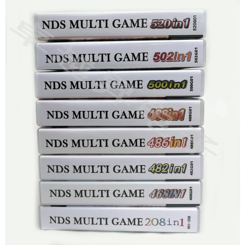 208-in-1 Multi Cart Super Combo Video Game Cartridge Card for Nintendo DS/NDS/3DS XL/3DS/2DS/NDSL/NDSI - Perfect for Retro Gaming, Travel Entertainment & Family Fun