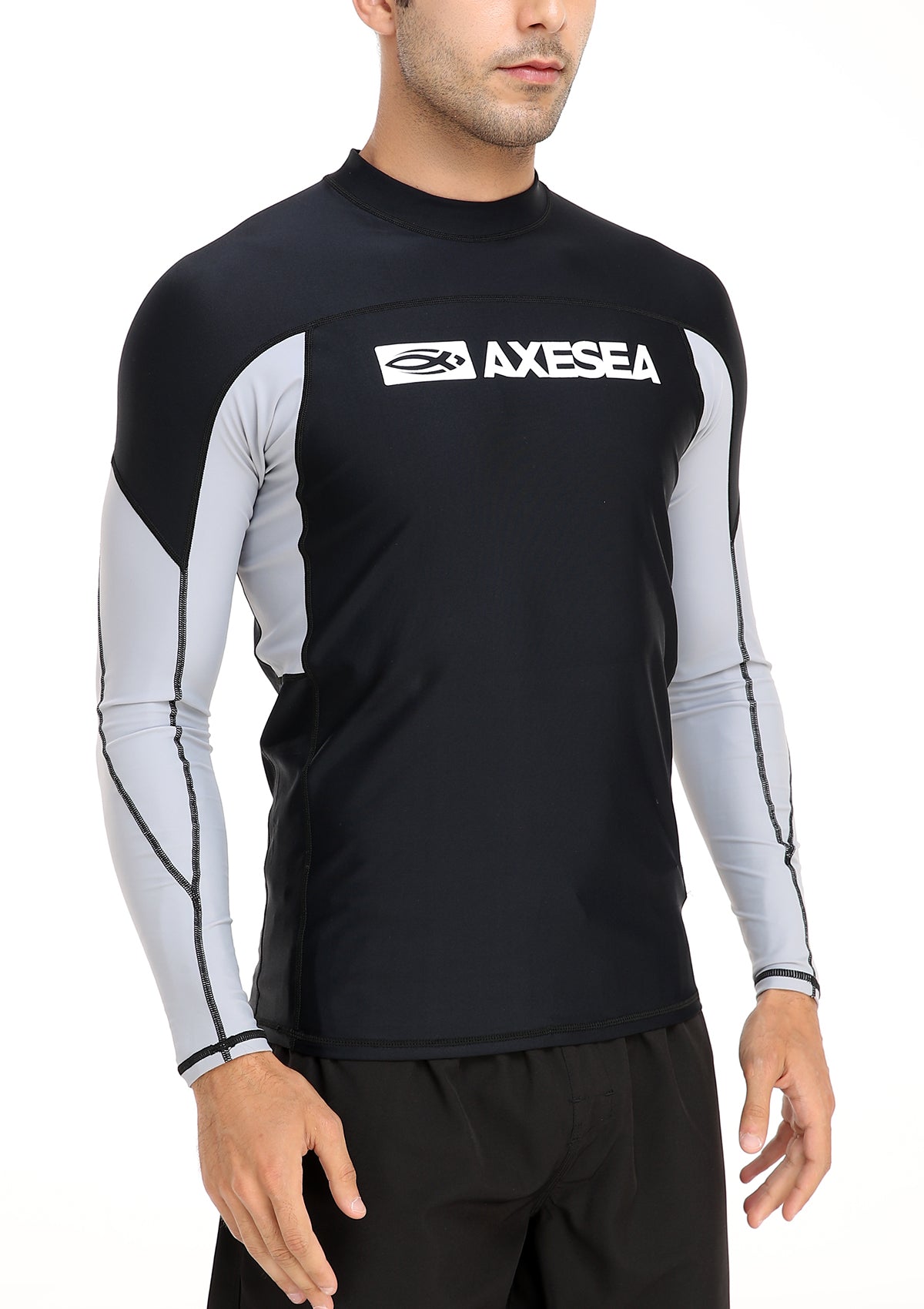Axesea Team Long Sleeve UPF 50+ Sun Protection Rash Guard Shirt for Men & Women - Perfect for Surfing, Swimming, Beach & Outdoor Activities