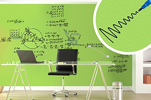 White Board Paint - 50 Sq Ft Clear Coat, Stain Proof Dry Erase Surface | No Mixing Formula with Whiteboard Renew Spray Cleaner | Perfect for Home Offices, Classrooms & DIY Wall Projects