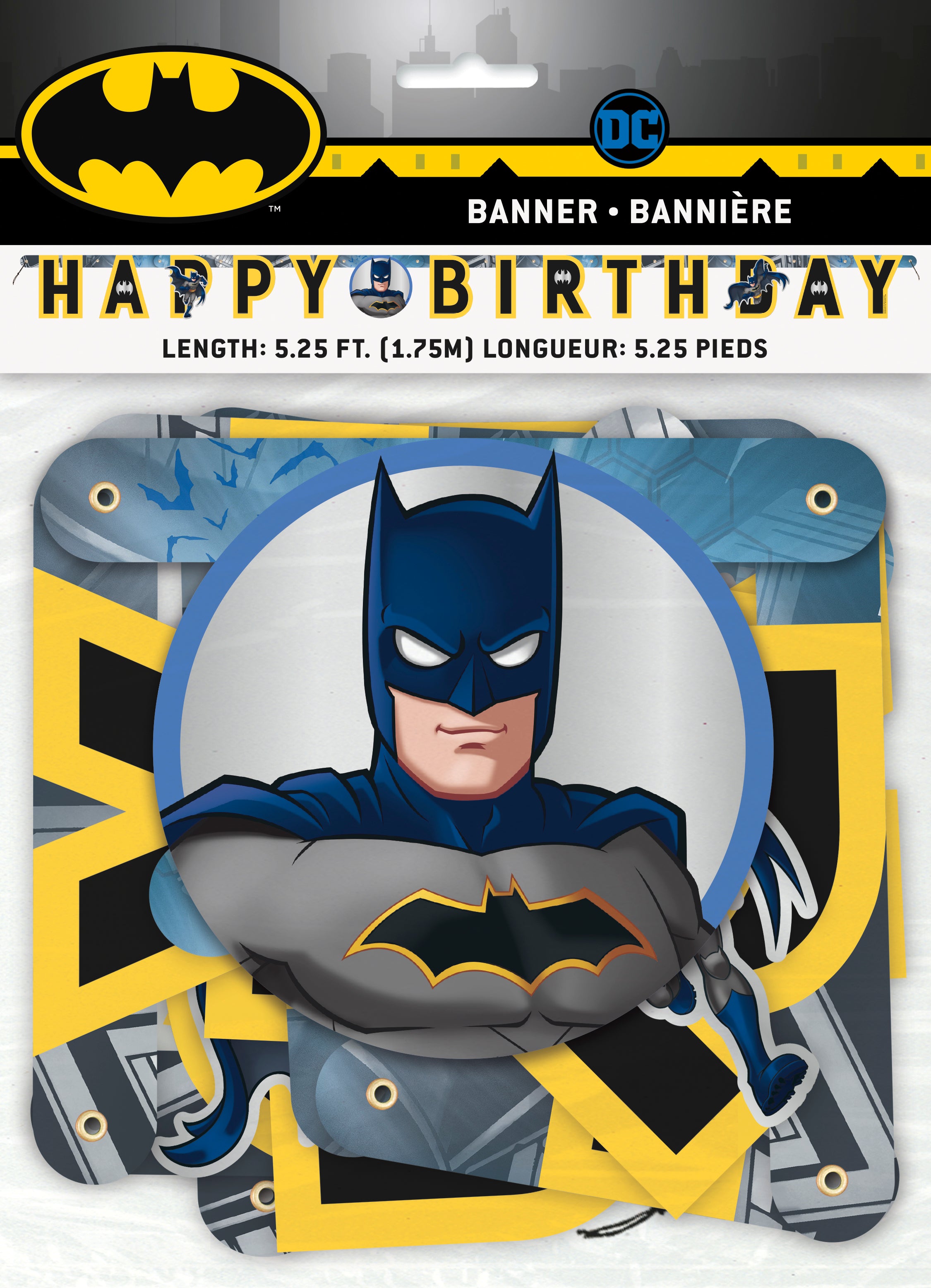 Large Joint Banner - Batman Superhero Theme for Parties, Events & Home Decor | Official DC Comics Merchandise