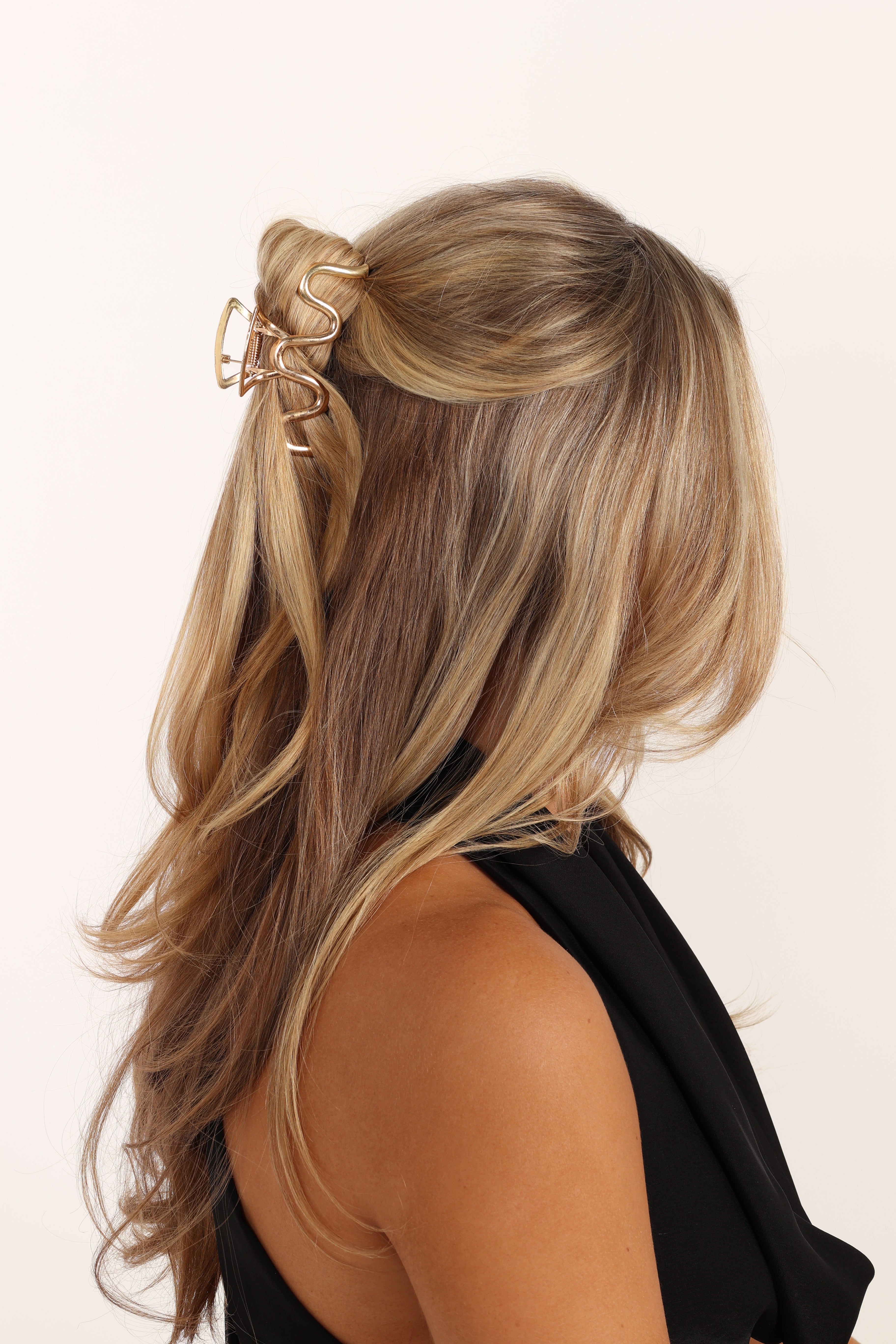 Elegant Cecilia Hair Clip in Gold - Perfect for Weddings, Parties, and Everyday Styling