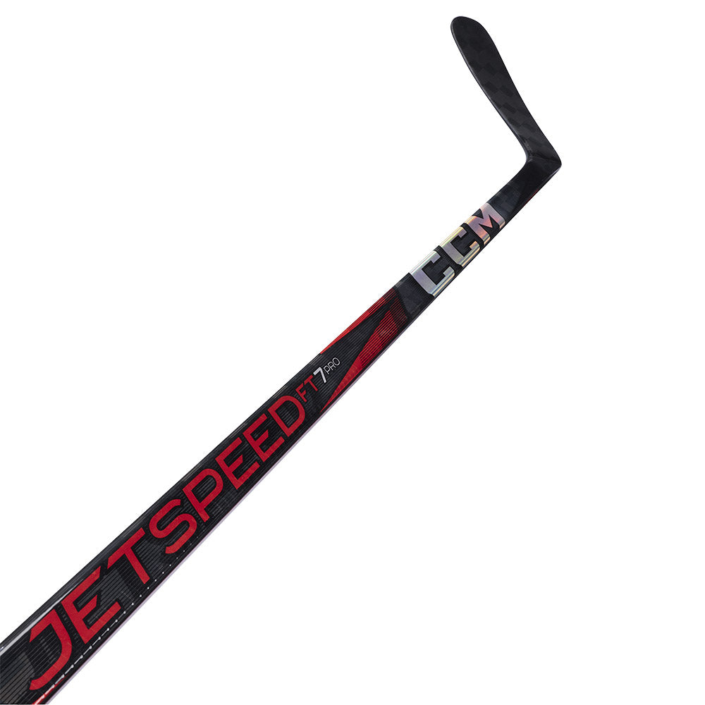 CCM Jetspeed FT7 Pro Intermediate Ice Hockey Stick - Lightweight Carbon Fiber Design for Speed & Control - Perfect for Youth & Adult Hockey Players in Games & Practice