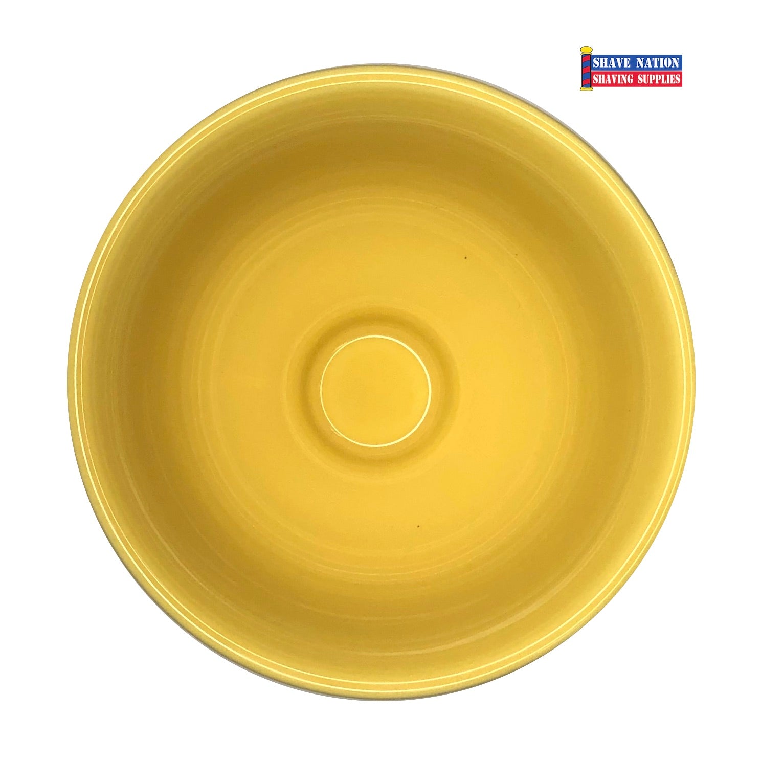 Shave Nation Premium Ceramic Shaving Lather Bowl for Men - Custom Shaving Bowl for Thick Lather & Smooth Shave - Perfect for Wet Shaving & Barber Shop Use