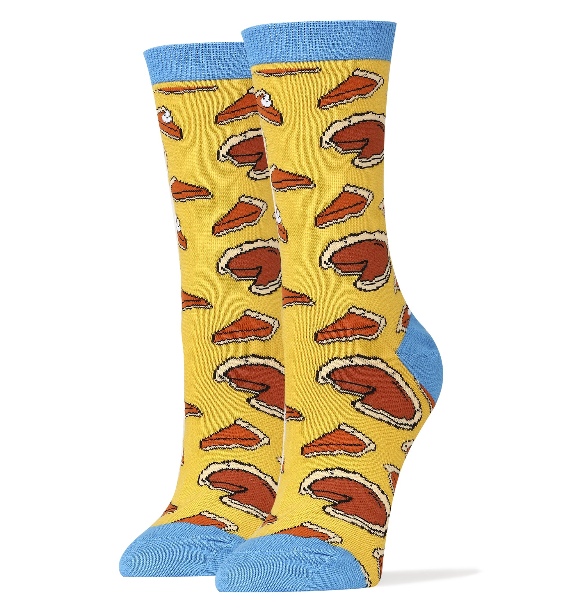 ooohyeah Women's Fun Food Print Crew Socks - Crazy Sweet Potato Novelty Cotton Socks for Women - Perfect for Gifts, Costume Parties & Everyday Wear