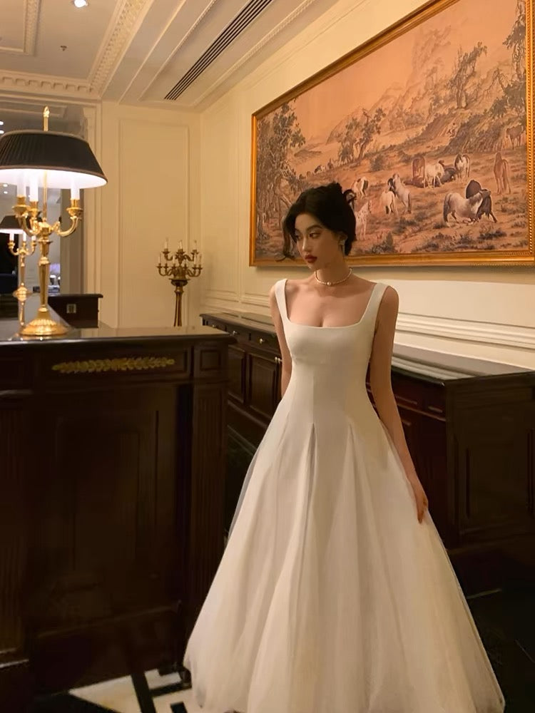 Elegant White A-Line Prom Dress for Homecoming - J3277 | Formal Evening Gown for Dances, Parties & Special Occasions