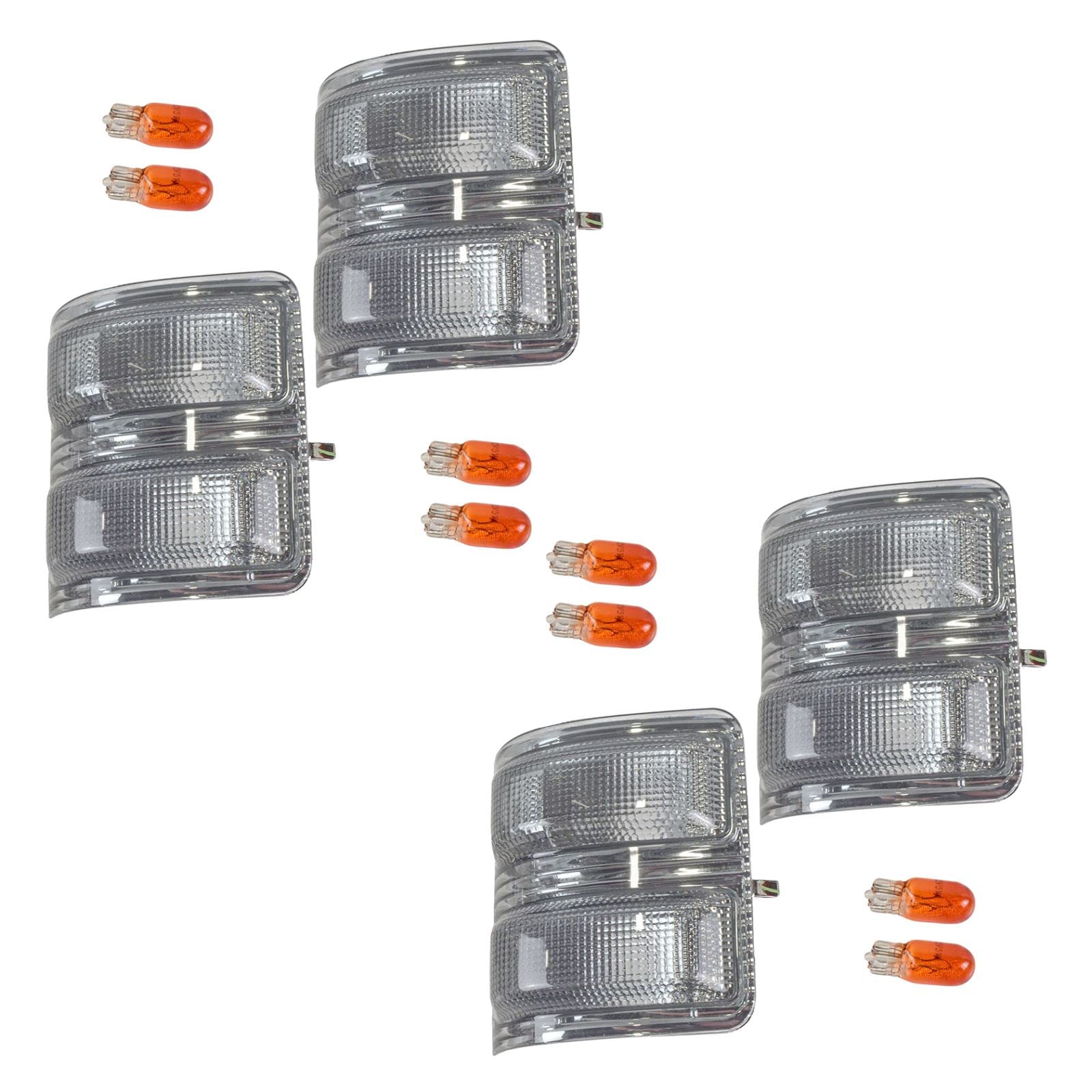 Ford Compatible Power Folding Heated Memory Signal Mirrors - Clearance Tow Pair for Enhanced Visibility & Safety (Perfect for Trucks, SUVs & Towing)