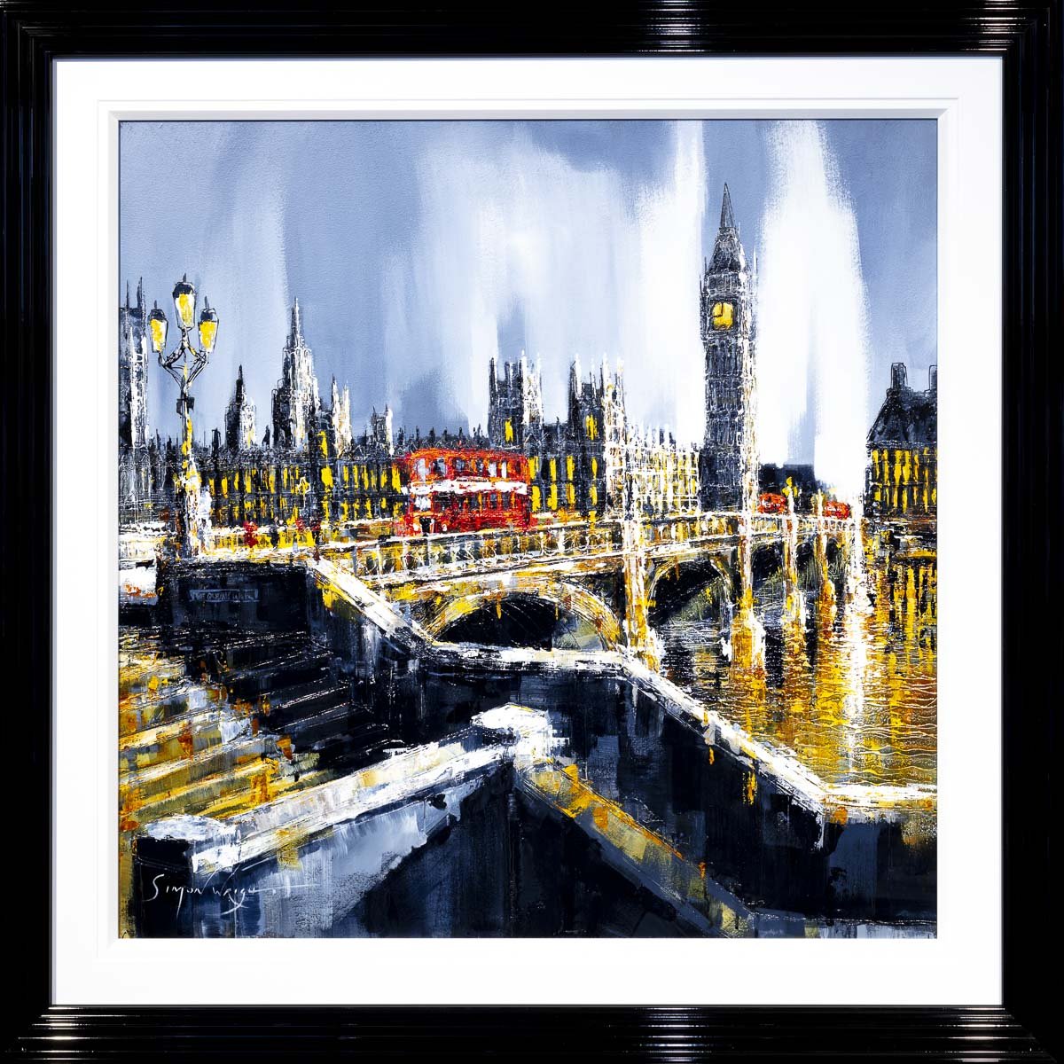 Across the Thames Original Handmade London Souvenir - Perfect Gift for Travel Lovers & Home Decor