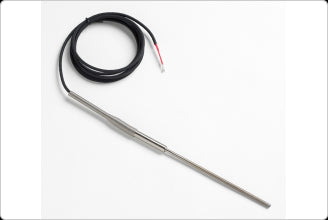 Fluke 5627A High Accuracy Digital Thermometer with RTD Temperature Probe - 12 Inch Length, 1/4 Inch Diameter, 90 Degree Bend | Industrial & Laboratory Temperature Measurement for HVAC, Food Safety & Scientific Research