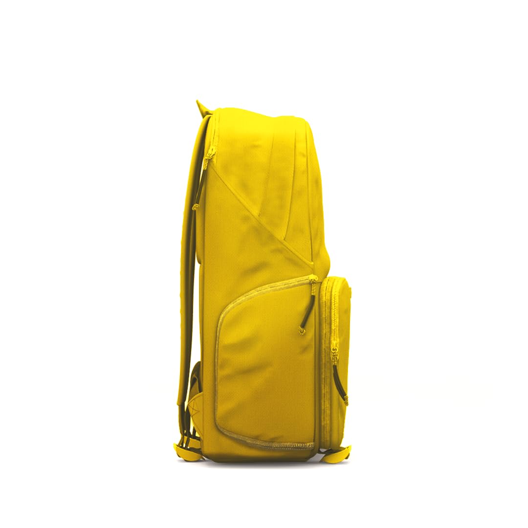 BREVITE The Jumper - 18L Compact Camera Backpack for Photographers | Waterproof DSLR & Laptop Backpack | Travel-Friendly Photography Bag for Hiking, Commuting & Air Travel (Lemon Yellow)