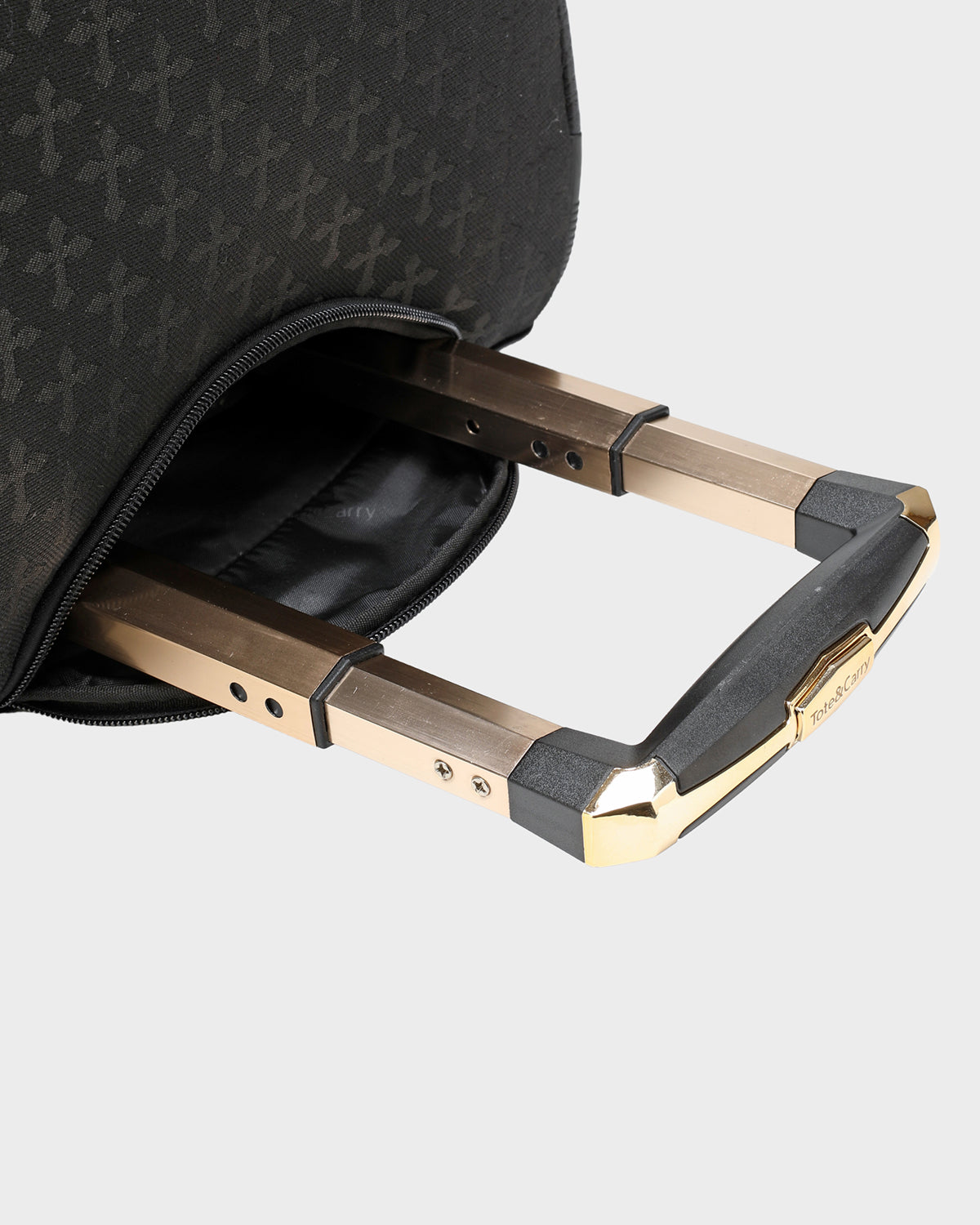 Black Cross Rolling Travel Set - Durable & Lightweight Luggage for Airplane, Business Trips & Vacations | Perfect Carry-On for Frequent Flyers & Travel Enthusiasts
