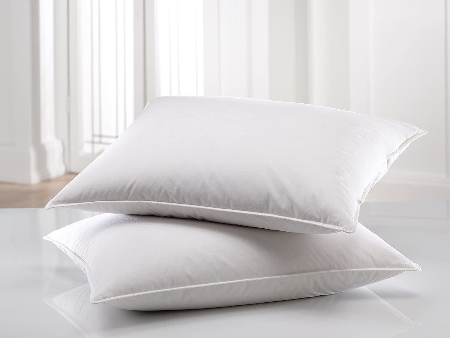 Daniadown Regular Hi Loft Pillow - Ultra Soft Support Pillow for Neck and Back Pain Relief | Perfect for Side Sleepers, Back Sleepers & Travel Use