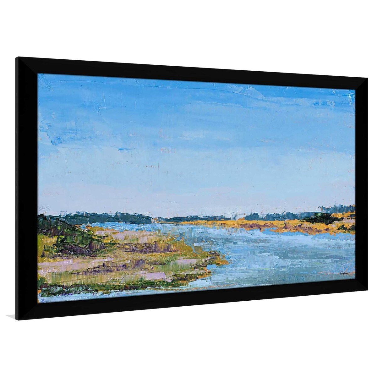 Horizontal Along the Water Acrylic Wall Art Print - Perfect for Living Room, Bedroom & Office Decor