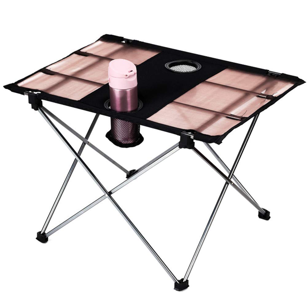 Portable Folding Aluminum Alloy BBQ Table - Outdoor Picnic, Camping, Tailgating & Dorm Desk - Lightweight & Compact for Travel, Park, Home Use & Computer Work