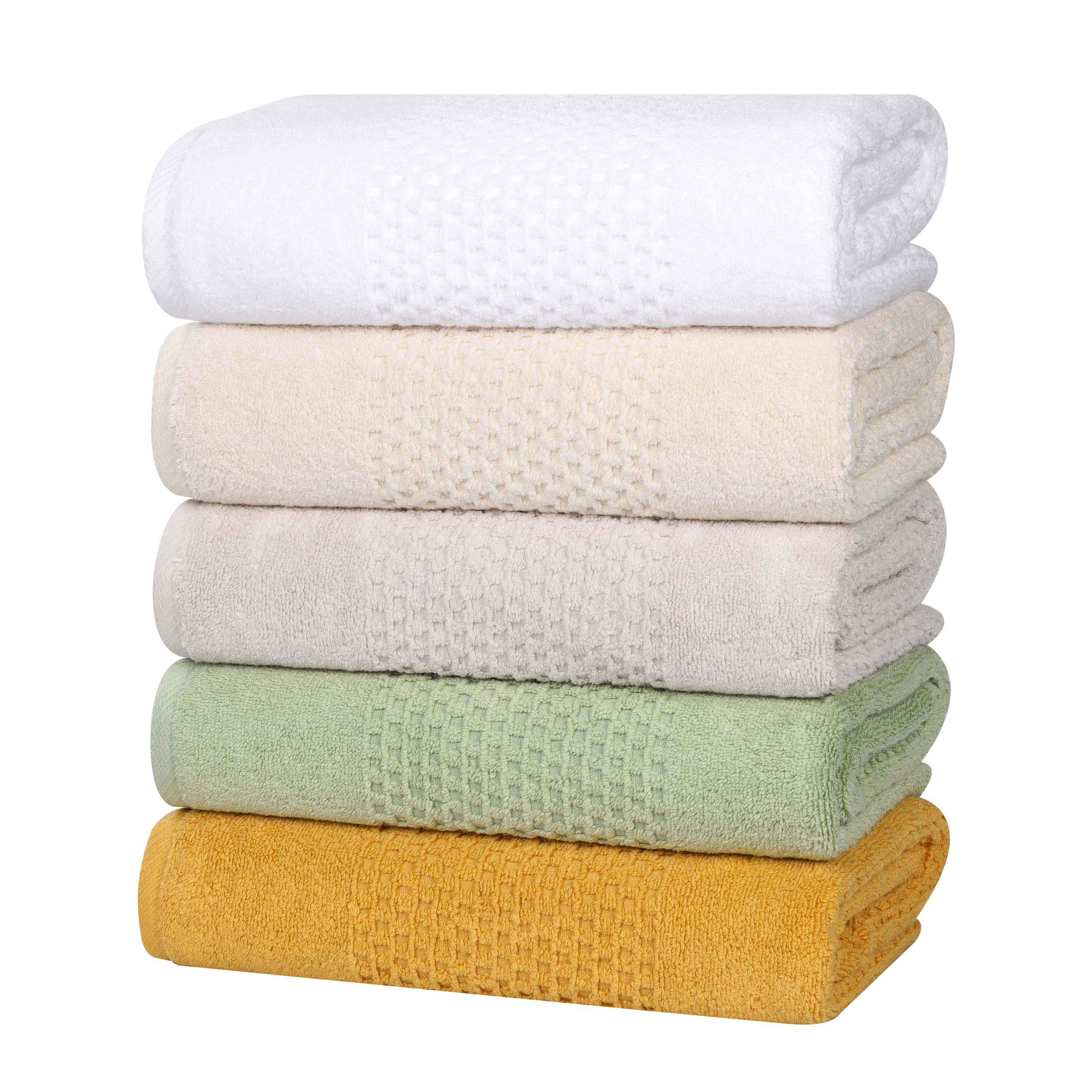 Playa Zero Twist Cotton Solid Waffle Textured Bath Sheets - Ultra Soft & Absorbent Set of 2 | Luxury Spa & Bathroom Essentials for Hotels & Home Use