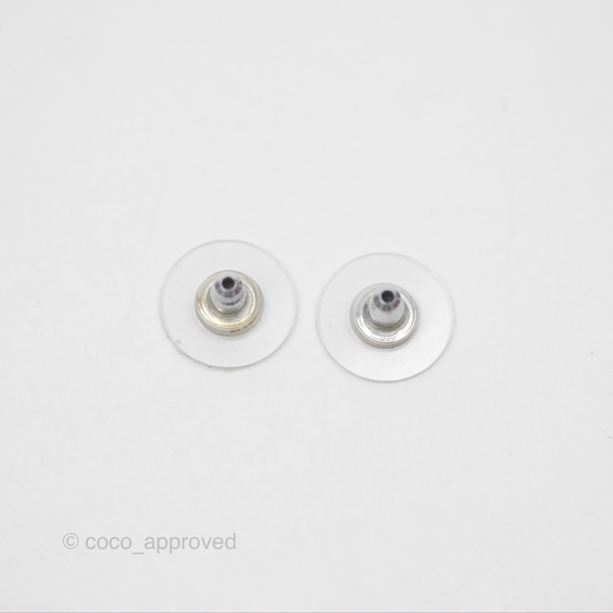 Chanel CC Round Earrings in Silver Tone - 19P Collection | Luxury Fashion Jewelry for Women, Perfect for Parties, Weddings & Special Occasions