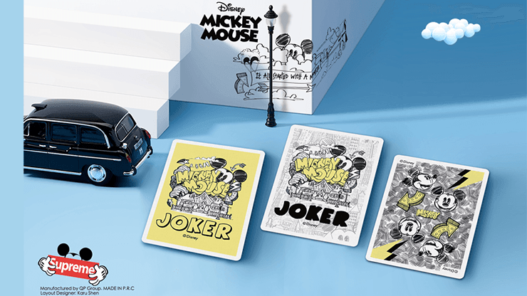 Disney Mickey Mouse Playing Cards - 52 Deck Classic Card Game for Family, Friends & Parties - Perfect for Game Nights, Travel & Magic Tricks