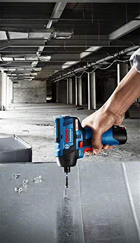 Bosch 12V Impact Driver - 110 Nm Torque, Blue (Tool Only, No Battery) - L-Box Included - Perfect for DIY Projects, Home Repairs & Professional Construction Work