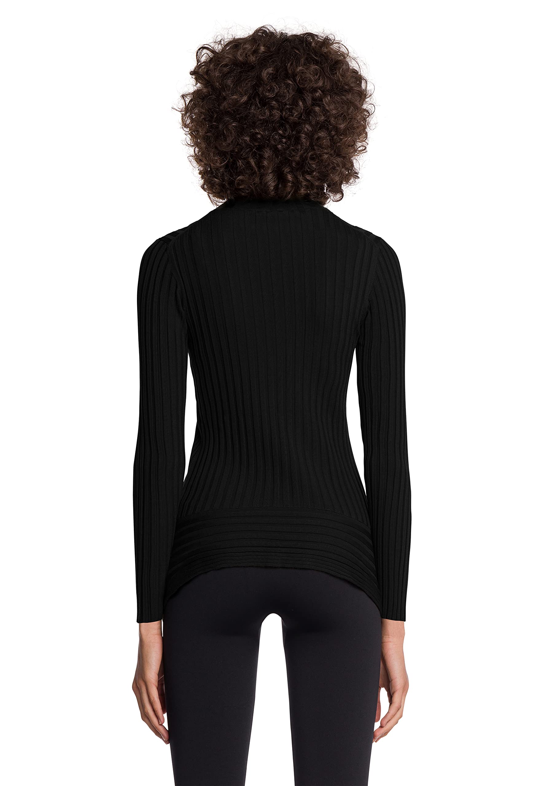 Wolford Women's Cashmere Long Sleeve Top - Soft & Warm Winter Sweater for Office, Travel & Casual Wear