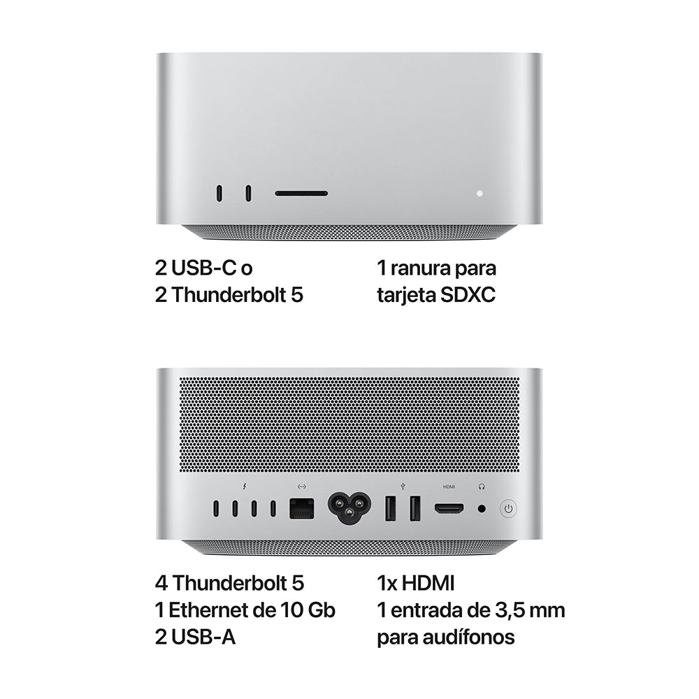 Apple Mac Studio with M4 Max Chip - 14-Core CPU, 32-Core GPU, 512GB SSD - Powerful Desktop for Creative Professionals, Video Editing & 3D Rendering