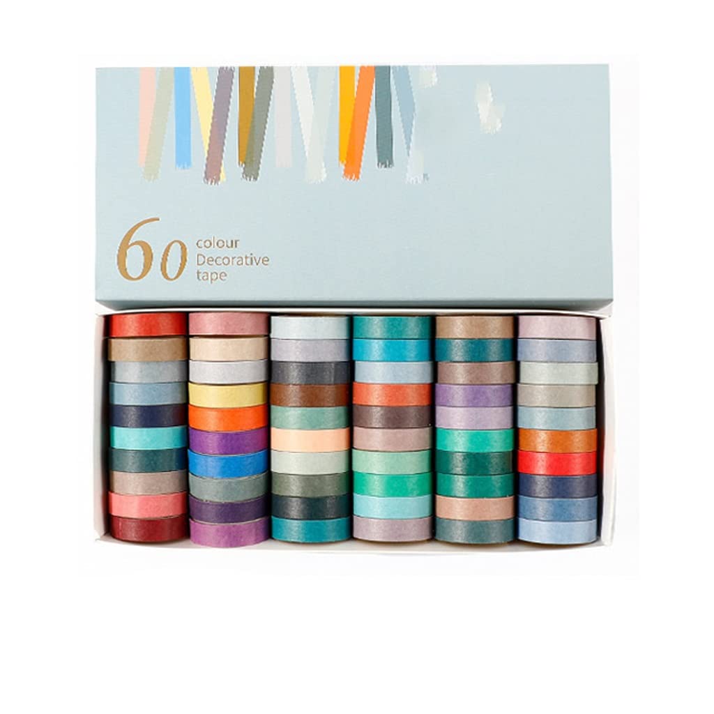 60 Colors Scrapbook Stickers for Journal Decoration - 100pcs School Supplies, DIY Craft Stickers for Bullet Journals, Planners, Scrapbooking & Card Making