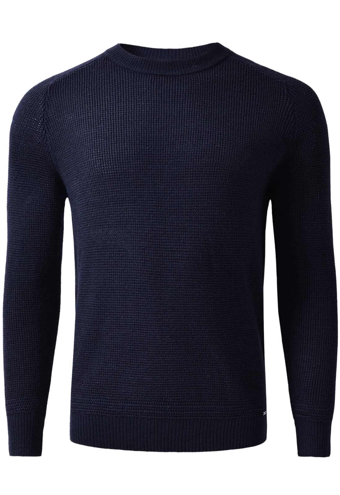 Men's Lightweight Crewneck Sweater - Soft Touch Waffle Stitch Pullover for Men | Perfect for Casual Wear, Layering & Fall/Winter Fashion