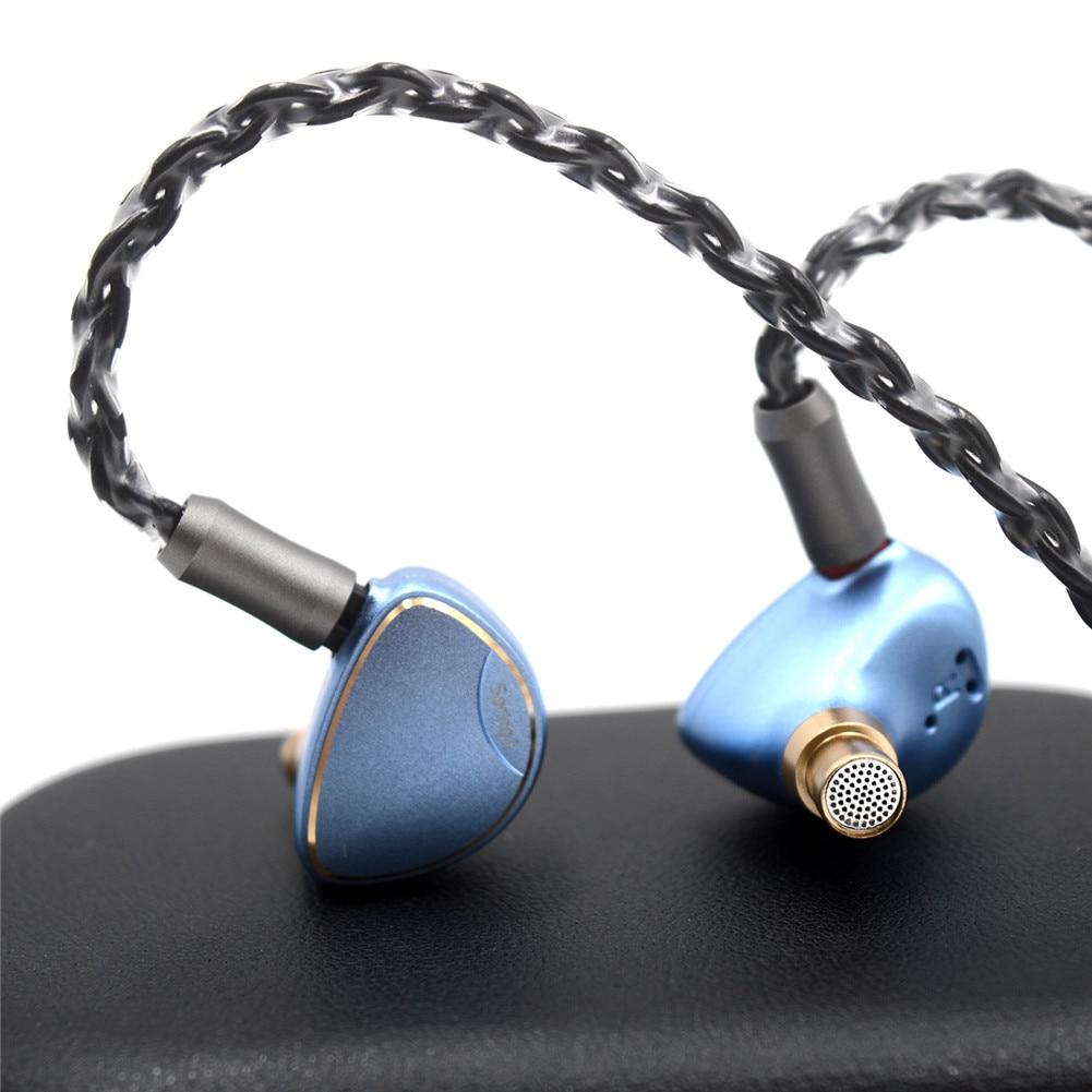BQEYZ Spring 1 Hybrid IEM with Piezoelectric & Balanced Armature Drivers - High-Fidelity In-Ear Monitors for Audiophiles, Musicians & Studio Recording