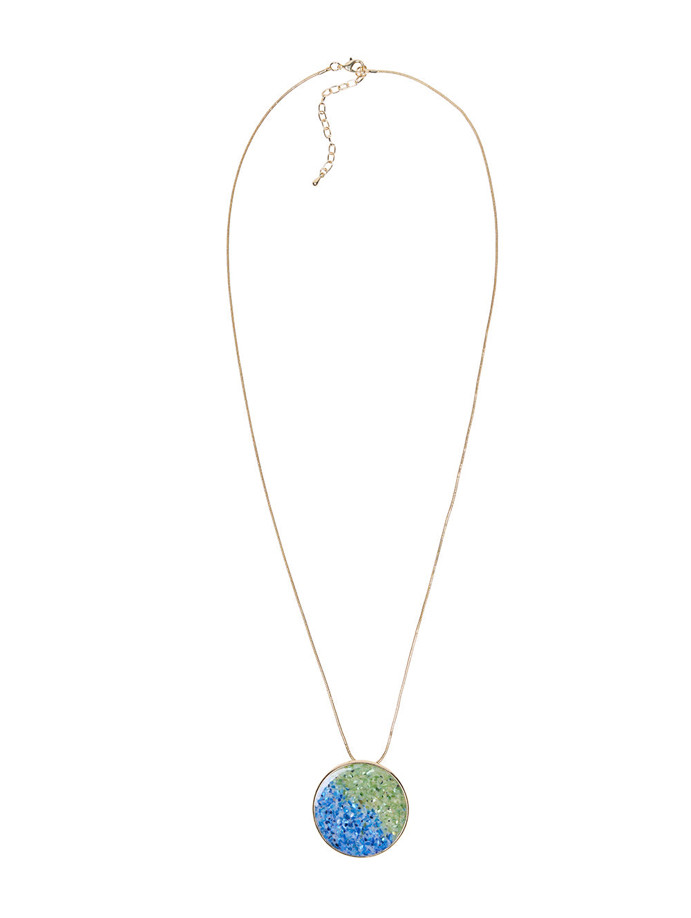 Golden Ocean Necklace - Elegant Wave Pendant Jewelry for Women, Perfect for Beach Vacations, Weddings & Everyday Wear
