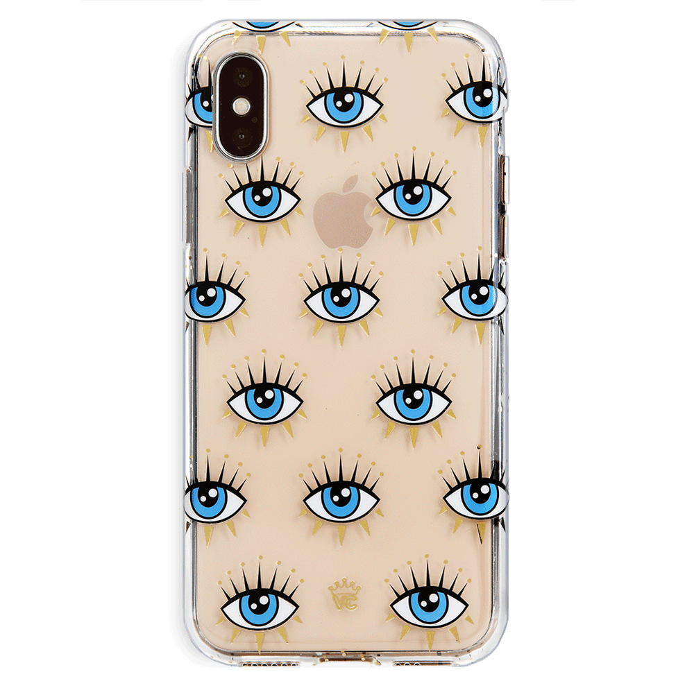 Evil Eye Protection iPhone Case - Stylish & Durable Phone Cover for iPhone 13/12/11/XR - Perfect for Travel, Parties & Daily Use