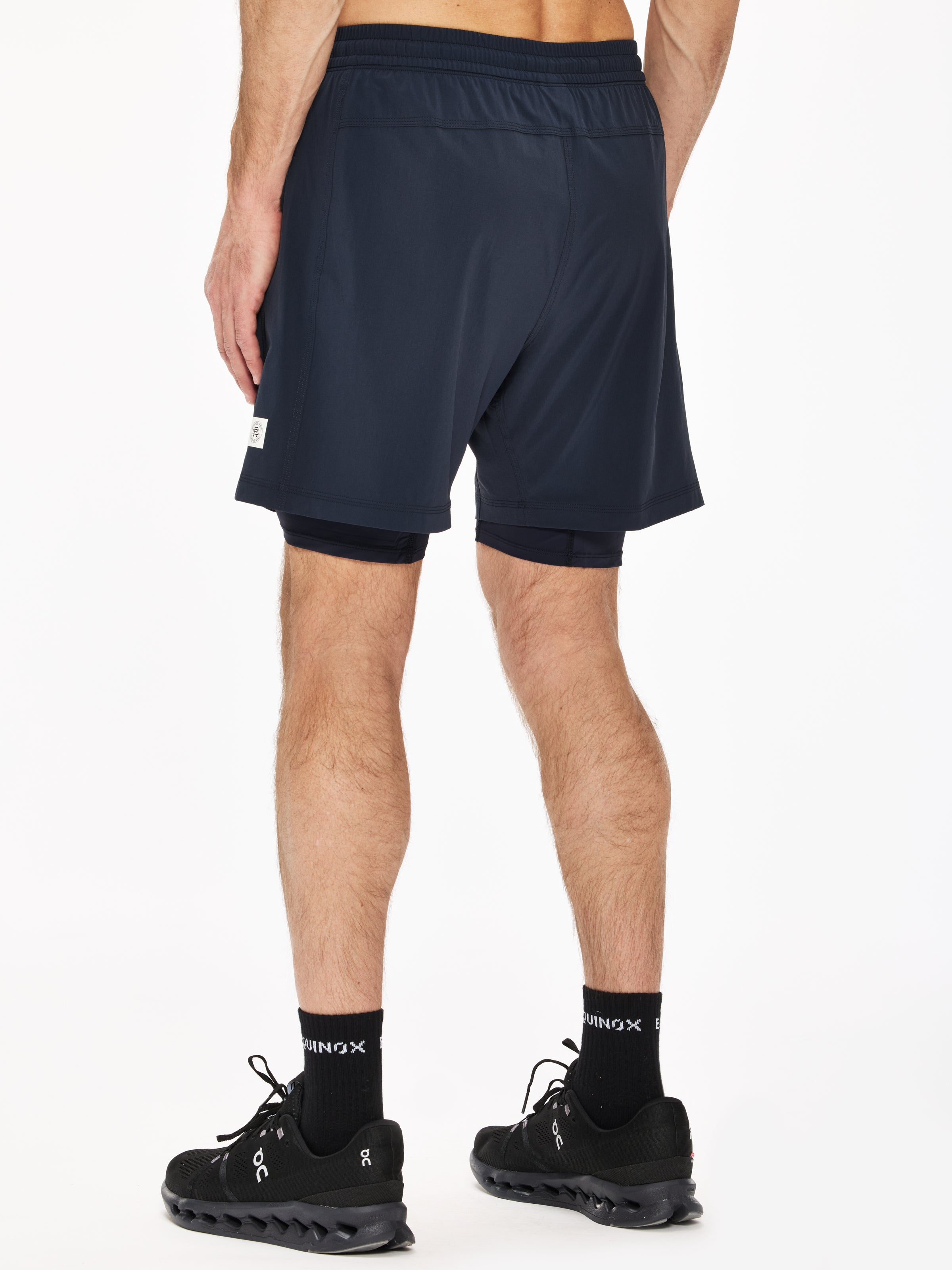 Reigning Champ 4-Way Stretch Combo Training Shorts with Lining - Size 7 | Breathable Workout Shorts for Men | Perfect for Gym, Running & Casual Wear