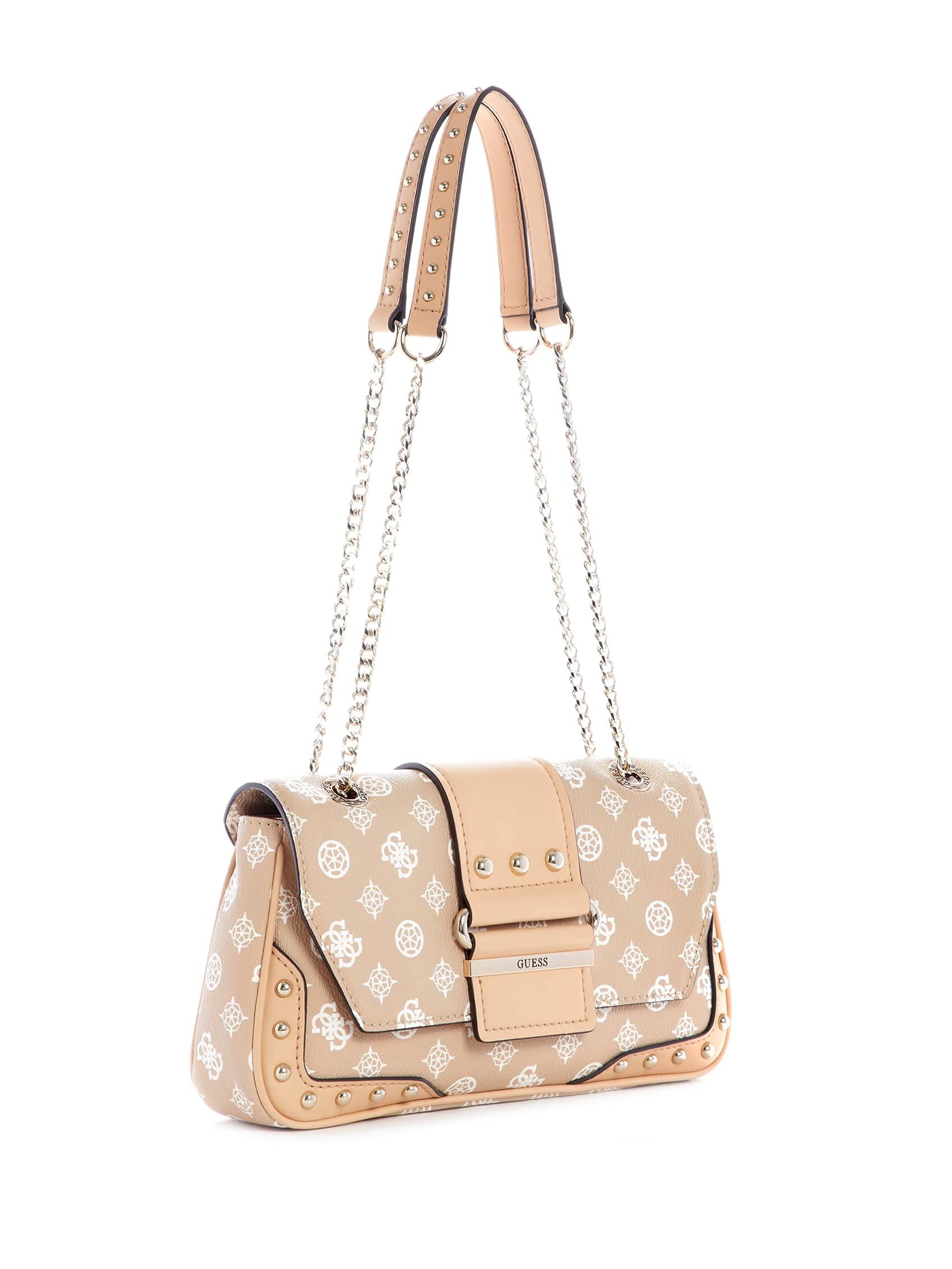GUESS Factory Greta Convertible Crossbody Bag for Women - Stylish Leather Shoulder Purse with Adjustable Strap, Perfect for Work, Travel & Everyday Use