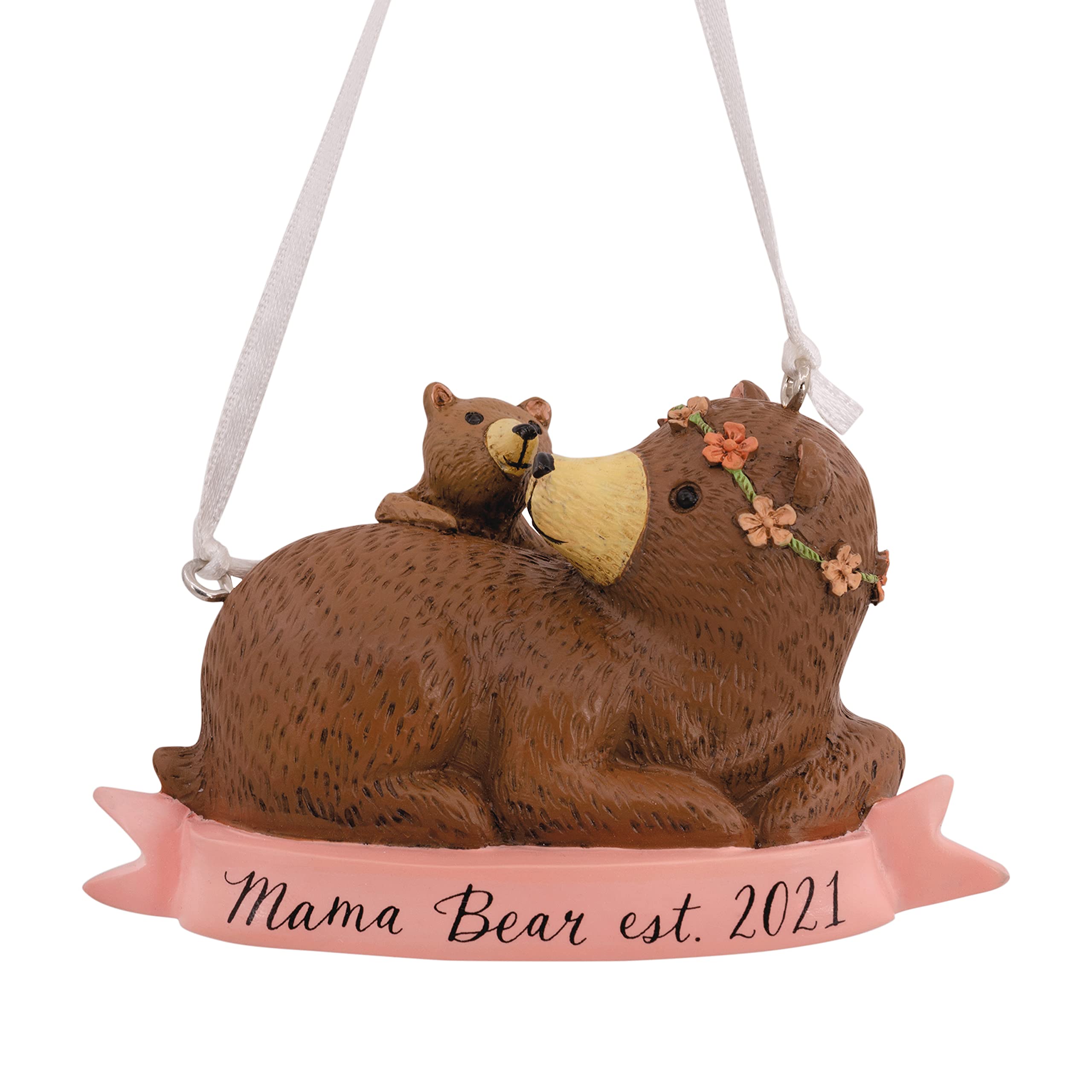 Hallmark Mama Bear New Mom 2021 Christmas Ornament - Perfect Gift for New Mothers, First Christmas Keepsake, Holiday Tree Decoration for Baby's First Christmas