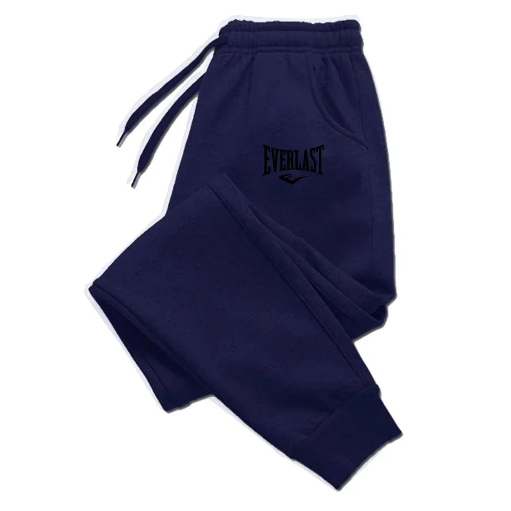 EVERLAST Printed Running Pants for Men & Women - Breathable Joggers Sweatpants for Gym, Fitness, Casual Wear & Outdoor Sports - Comfortable Workout Trousers for Running, Yoga & Daily Activities