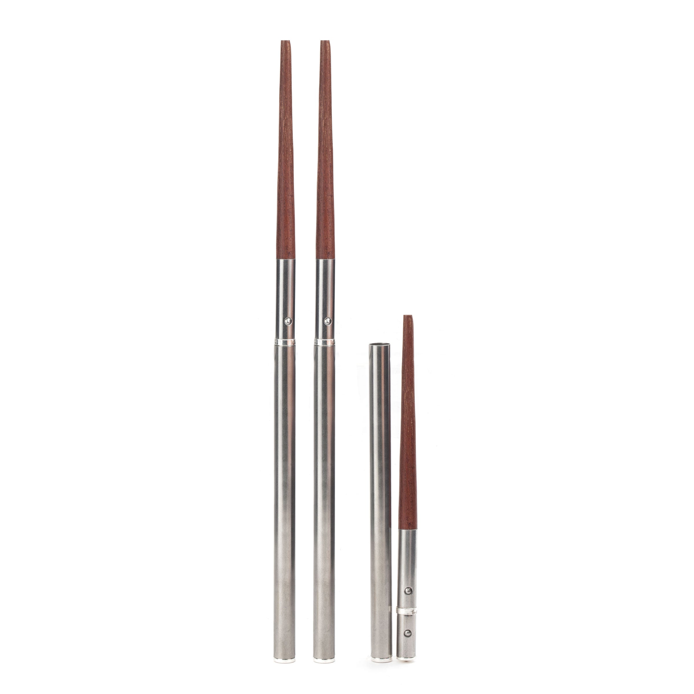 Portable Travel Chopsticks Set - Lightweight & Reusable Stainless Steel Chopsticks for Camping, Hiking, and On-the-Go Meals