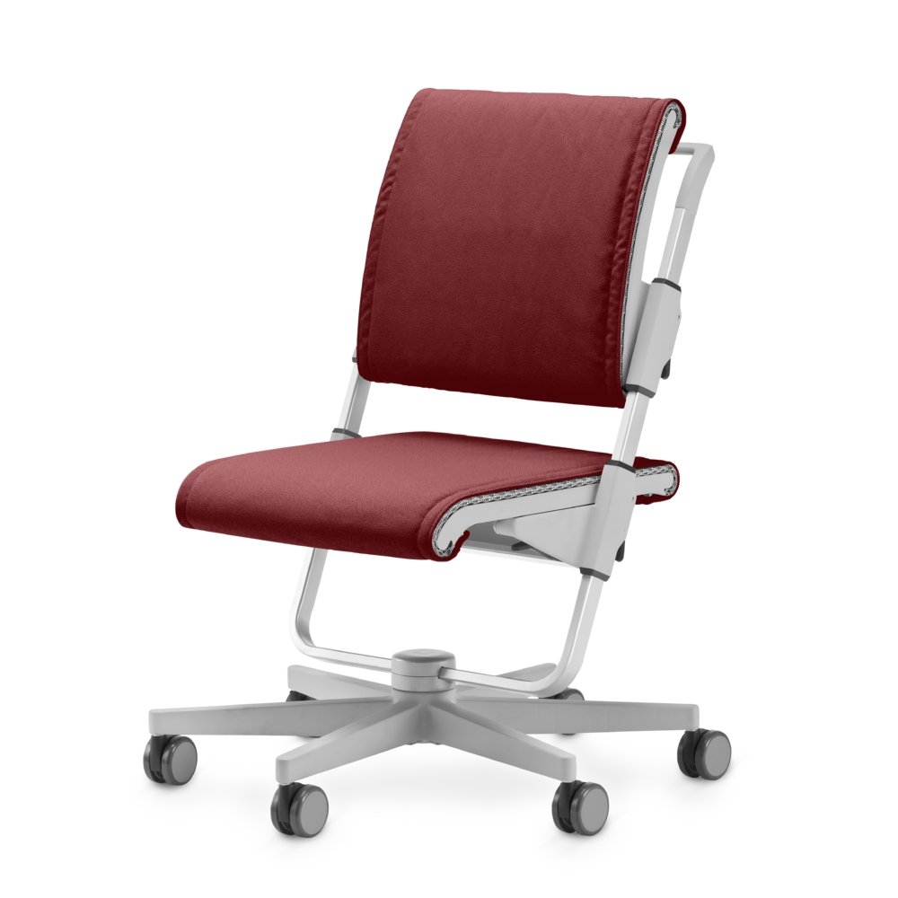 Moll Scooter Chair Grey - Portable Rolling Stool for Office, Workshop & Home Use - Ergonomic Seat with Wheels for Comfort & Mobility