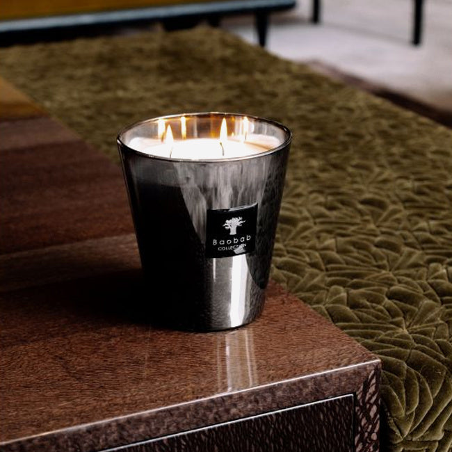 Baobab Collection Les Exclusives Platinum Scented Candle - Luxury Home Fragrance for Living Room, Bedroom & Bathroom Decor