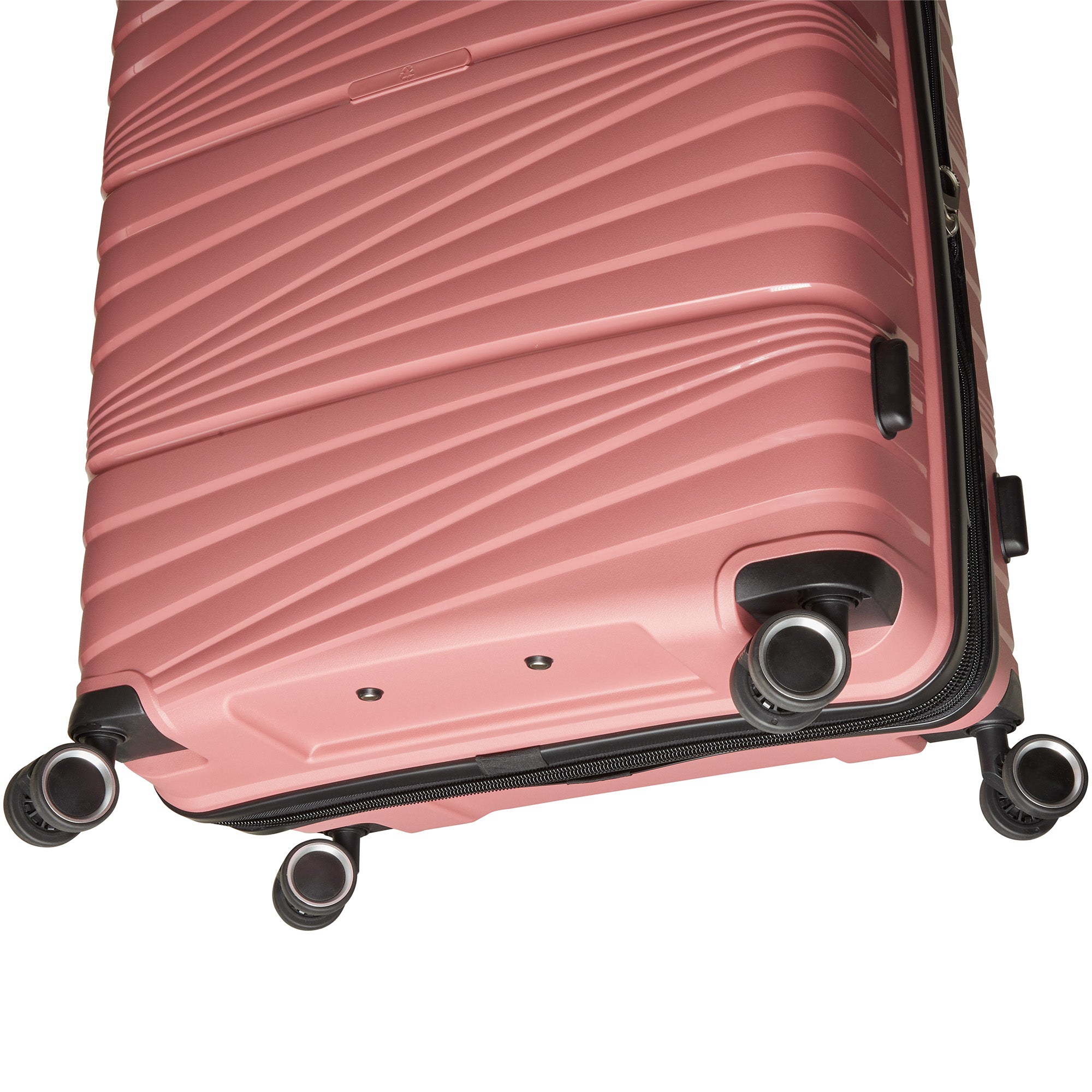 Mancini Bermuda 2-Piece Spinner Luggage Set - Polypropylene Carry-On & Large Suitcase for Travel | Perfect for Business Trips, Vacations & Family Getaways