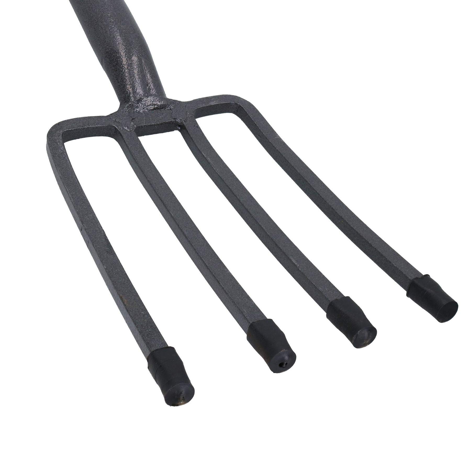 AB Tools 4-Piece Garden Tool Kit - Carbon Steel Border Fork, Spade, Rake & Digging Spade | Heavy Duty Gardening Tools for Landscaping, Planting & Soil Cultivation