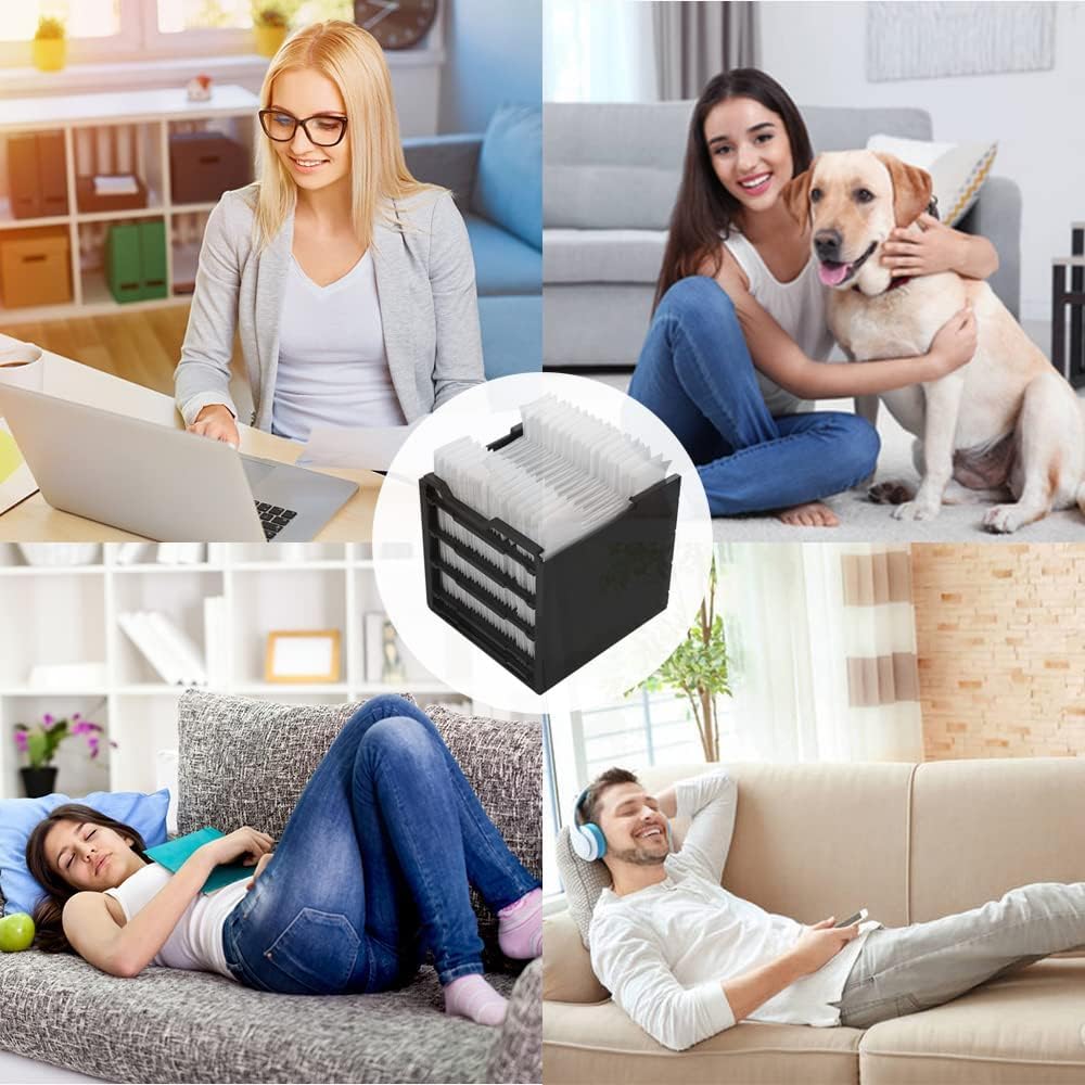 Jiusion Replacement Filter Compatible with Air Personal Space Cooler - Special USB Air Cooler Filter for Home, Office, and Travel Use