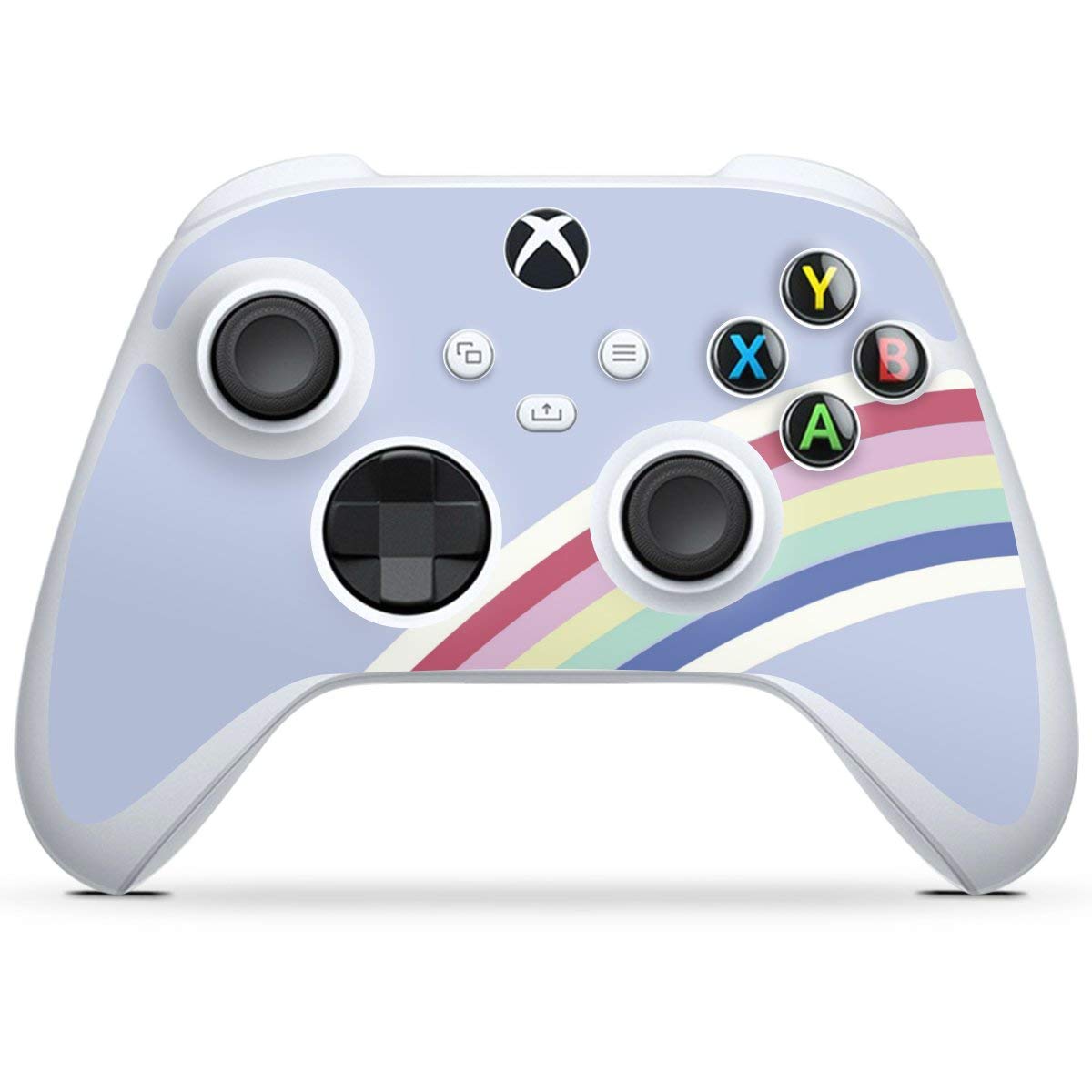 Rainbow Sunlight Skin Compatible with Microsoft Xbox Series S Controller - Motivational Design, Durable Adhesive Film for Gaming & Decor