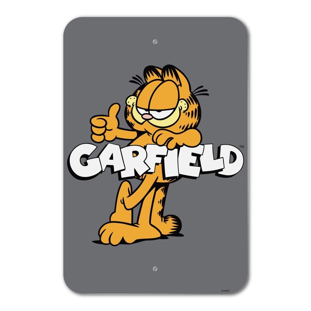 Garfield Themed Logo Sign for Home, Office & Business Decor - Perfect for Wall Art, Workspace & Gift Ideas