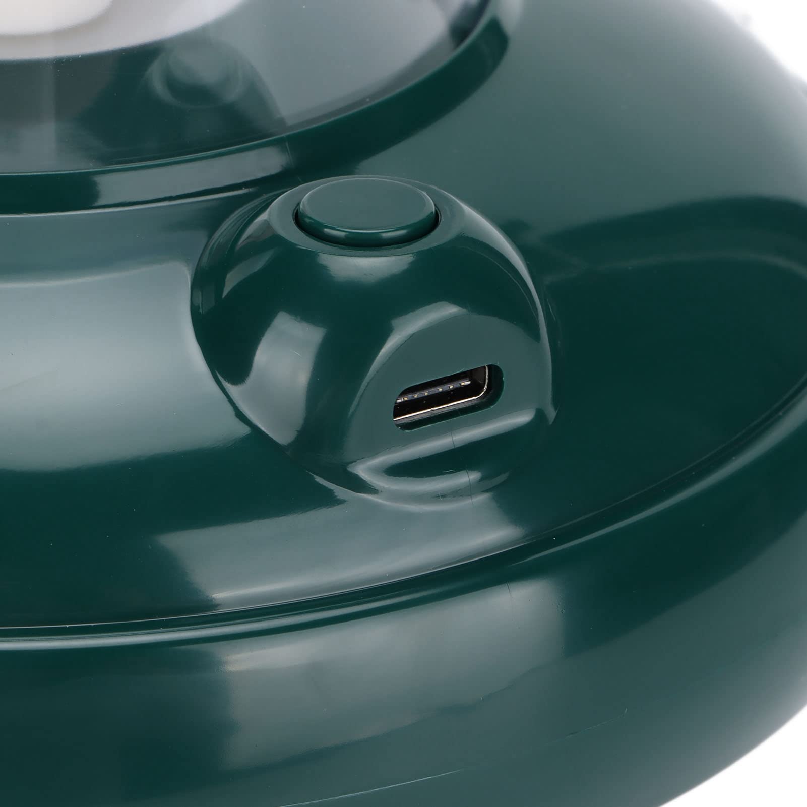 EXCLUZO Mini USB Desk Humidifier - 2 Nozzles, 2 Light Modes, One-Button Operation for Office & Travel - Compact Air Moisturizer with Night Light (Green) | Perfect for Dry Offices, Bedrooms & Small Spaces