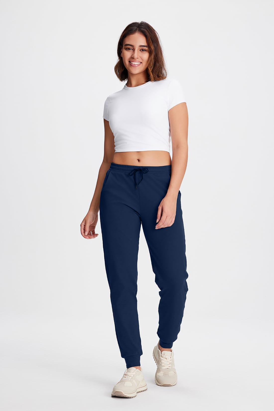 Yogipace Women's Lightweight Anti-Shrink Jogger Pants - Petite/Regular/Tall Sizes for Yoga, Running & Lounge Wear | Comfortable Active Sweatpants for Workouts and Relaxation