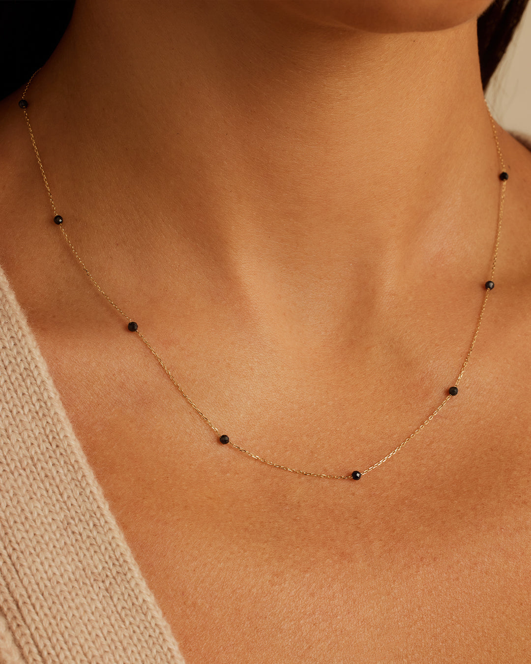 Newport Birthstone Necklace - Personalized Sterling Silver Jewelry Gift for Women - Perfect for Birthdays, Anniversaries & Mother's Day