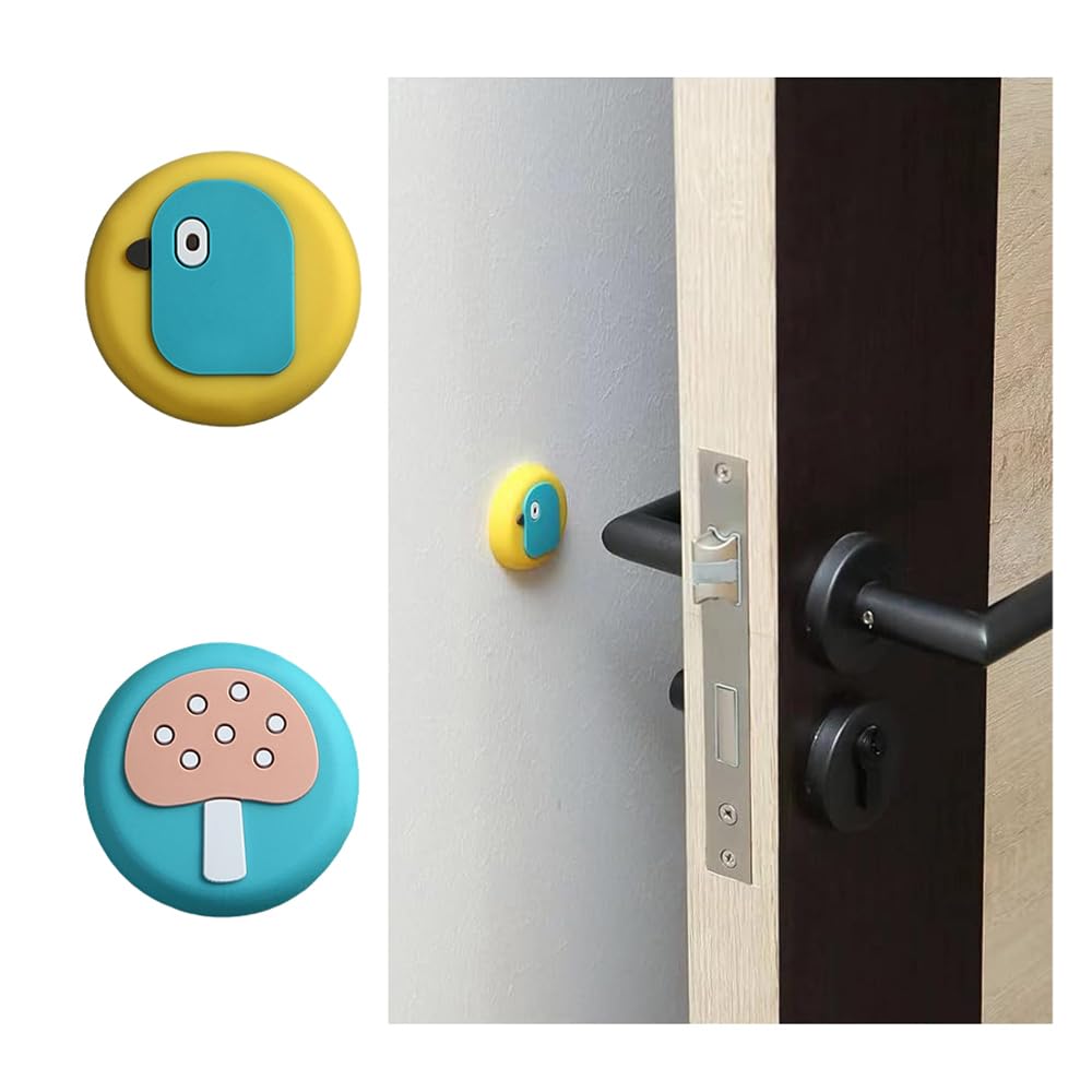 Cabinet Pads 2pcs - Door Stop Wall Protector for Furniture & Handles - Home Use