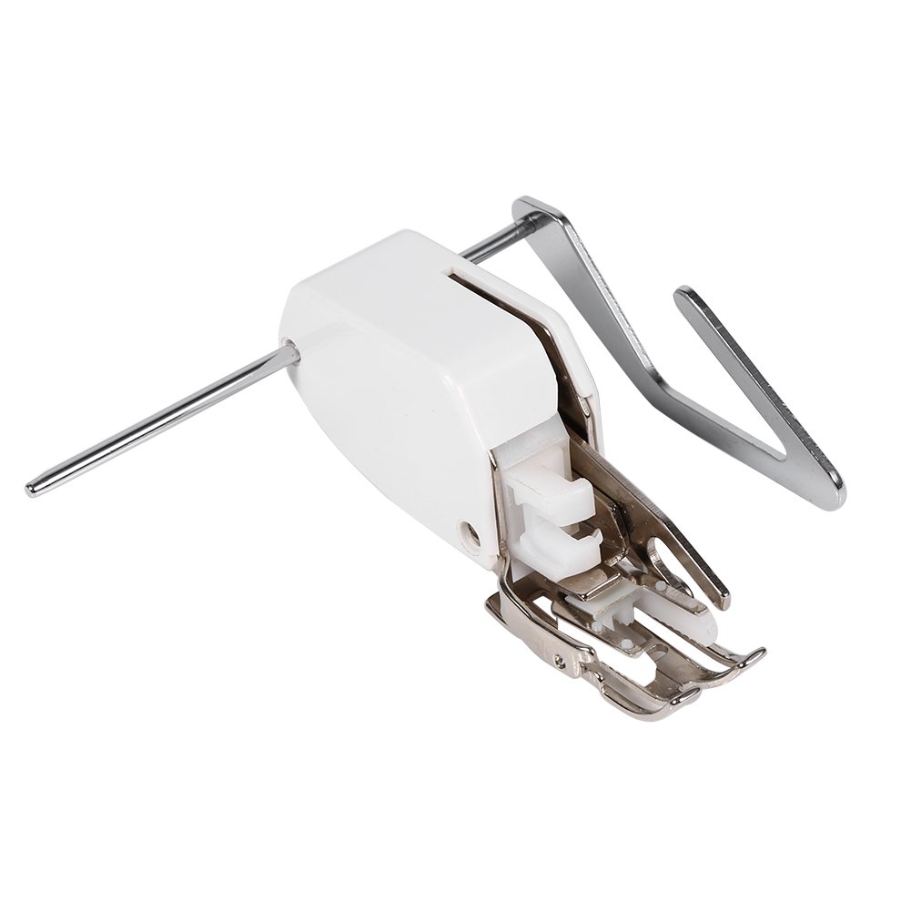 Low Shank Walking Presser Foot with Adjustable Quilt Guide - Compatible with Brother & Singer Domestic Sewing Machines (5mm) - Perfect for Quilting, Thick Fabrics and Even Fabric Feeding