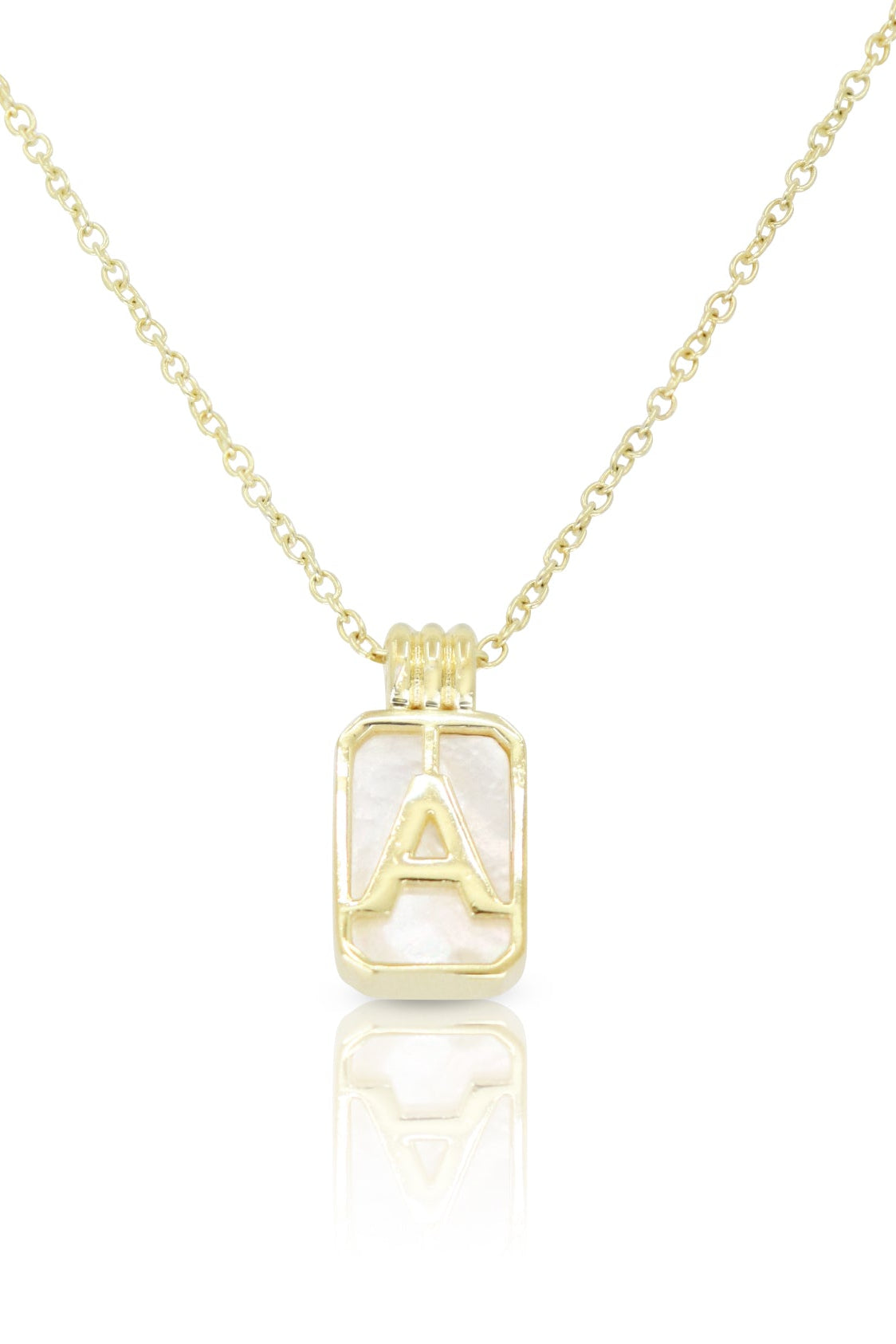 A to Z Gold Initial Necklace for Women - Personalized Alphabet Letter Pendant Jewelry - Perfect Gift for Birthday, Anniversary & Valentine's Day