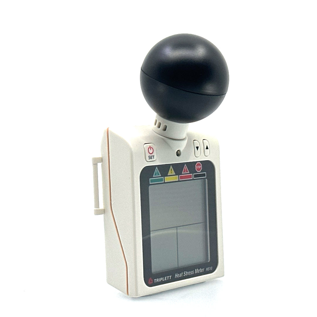 HS10 Heat Stress WBGT (Wet Bulb Globe Temperature) Meter - Professional Outdoor Work & Sports Safety Monitor for Construction, Military, and Athletes